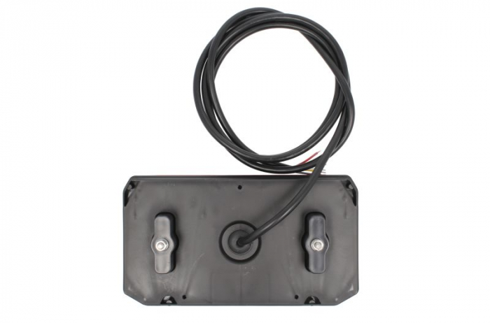 Stop spate stanga (LED, 12/24V, cu intermitent, cu lumina de ceata, lumina de marșarier, lumina de parcare, reflector triunghiular, lungime cablu: 0,2m) [2]