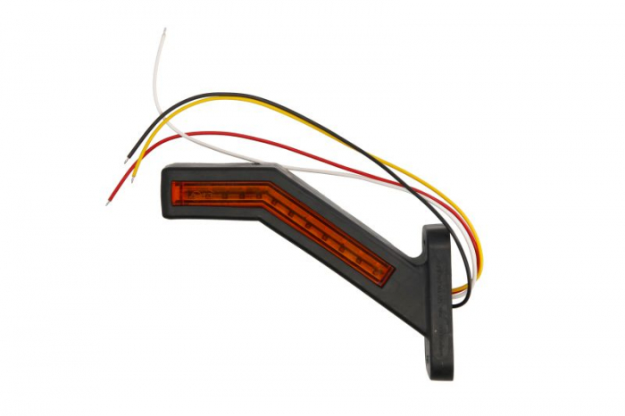 Stop spate stanga (LED, 12 24V, cu intermitent, cu stop, lumina de parcare, fara proiector indicator dinamic, lungime cablu: 0,4m)