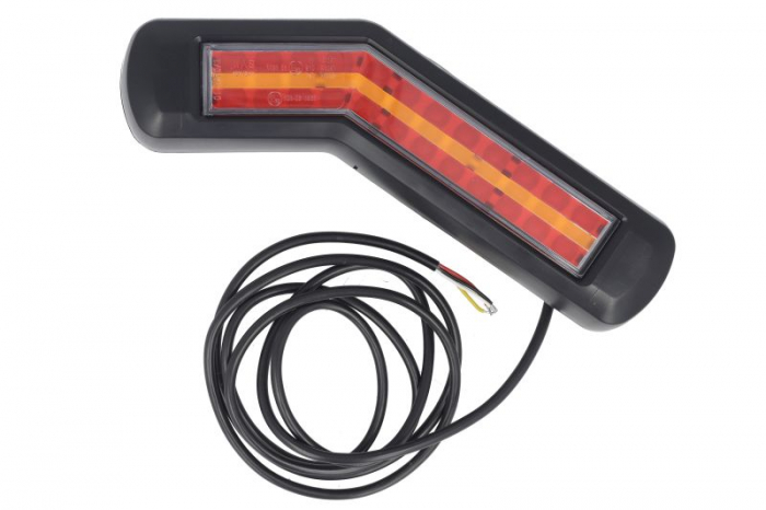 Stop spate stanga (LED, 12 24V, cu intermitent, cu stop, lumina de parcare, fara proiector, lungime cablu: 0,2m, 269x109 62x47,7mm)