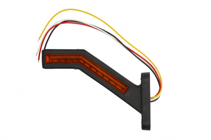Stop spate stanga (LED, 12 24V, cu intermitent, cu stop, lumina de parcare, fara proiector lungime cablu: 0,4m)