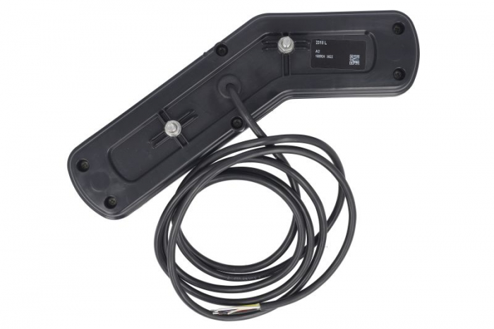 Stop spate stanga (LED, 12/24V, cu intermitent, lumina de marșarier, cu stop, lumina de parcare, fara proiector, lungime cablu: 0,2m, 269x109/62x47,7mm) [2]