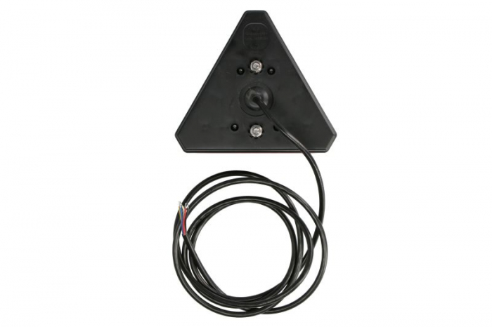 Stop spate stanga (LED, 12/24V, cu intermitent, lumina de marșarier, cu stop, lumina de parcare, reflector triunghiular, indicator dinamic, lungime cablu: 0,2m, 163x143x40mm) [2]
