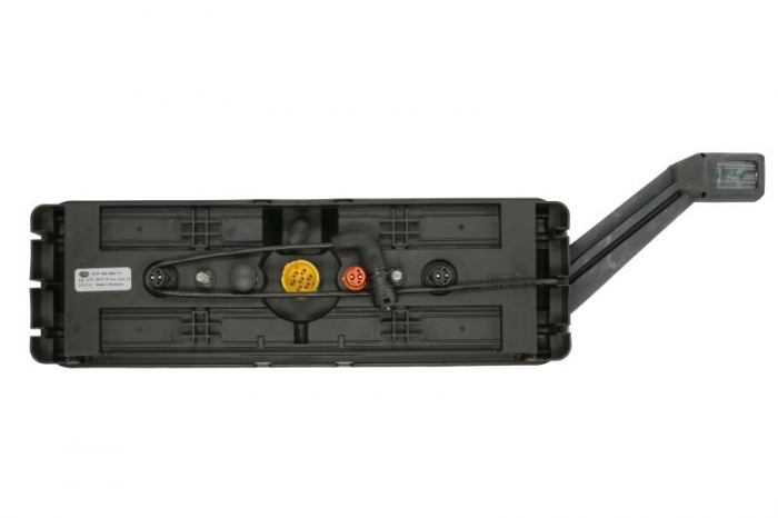 Stop spate stanga (LED, 24V, cu intermitent, cu far de ceață, lumina de marșarier, cu stop, lumină de parcare, reflector triunghiular, cu lampă cu braț prelungitor cu semnalizator) [2]