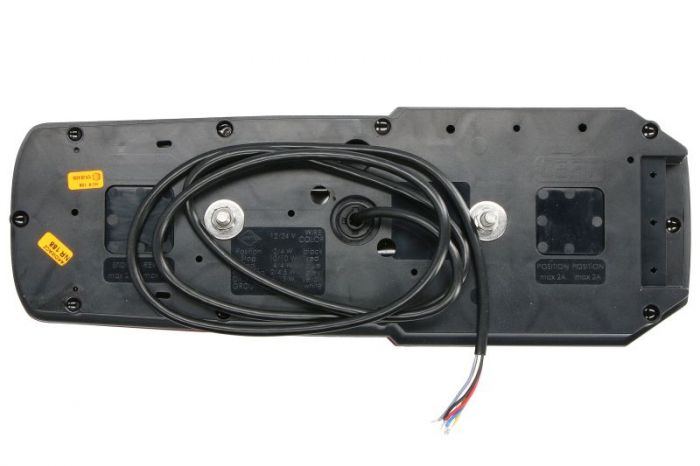 Stop spate stanga MAVIC (LED, 12/24V, cu intermitent, cu far de ceață, lumina de marșarier, cu stop, lumină de parcare, reflector, lungime cablu: 1,5m) [2]