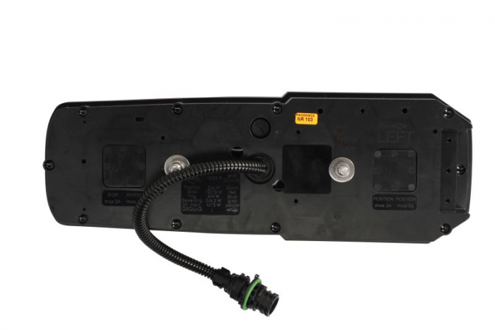 Stop spate stanga MAVIC (LED, 12/24V, cu intermitent, cu far de ceață, lumina de marșarier, cu stop, lumină de parcare, reflector triunghiular, lungime cablu: 0,5m, conector: AMP 7PIN Bayonet) [2]