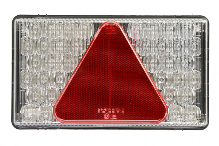 Stop spate stanga MULTI LED (LED, 12V, cu intermitent, cu lumina de ceata, cu stop, lumina de parcare, reflector triunghiular, conector: ASS2 7PIN)