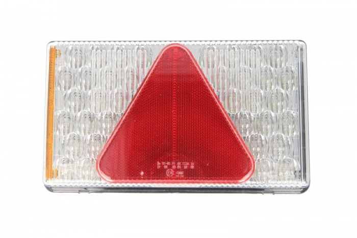 Stop spate stanga MULTI LED (LED, 24V, cu intermitent, cu far de ceata, lumina de marsarier, cu stop, lumina de parcare, reflector triunghiular )