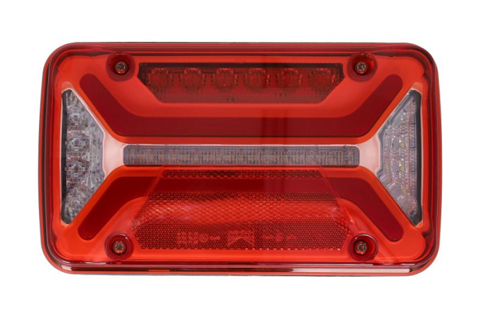 Stop spate stanga MULTILED III (LED, 12 24V, cu intermitent, cu far de ceata, lumina de marsarier, cu stop, lumina de parcare, reflector, conector: AMP 7PIN) potrivit ADR