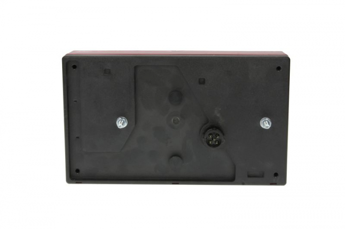 Stop spate stanga MULTIPOINT I (12/24V, cu intermitent, cu lumina de ceata, cu stop, lumina de parcare, cu iluminare placuta, reflector triunghiular, conector: 5 pin, fara bec) [3]