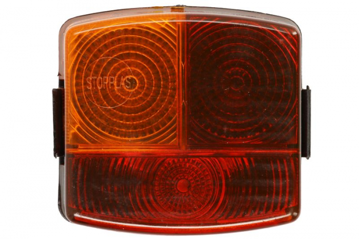 Stop spate stanga (P21W R10W, 12V, cu intermitent, cu stop, lumina de parcare, cu iluminare placuta) potrivit DEUTZ FAHR D 10006, D 10006 A, D 13006, D 2506, D 2807, D 3006, D 3006 P, D 3607, D 4006