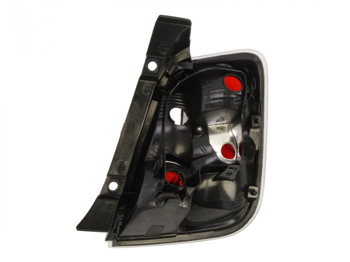 Stop spate stanga potrivit ABARTH 500 / 595 / 695, 500C / 595C / 695C; FIAT 500 dupa 2007 (P21W/R10W, cadru cromat) [2]