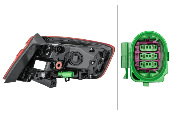 Stop stanga exterior, LED potrivit AUDI A3 1.0-2.5 dupa 2012 [2]