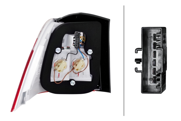 Stop tripla lampa spate dreapta ( exterior , Semnalizator alb, culoare sticla: rosu) BMW Seria 5 COMBI 2003-2007 [2]