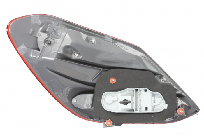 Stop tripla lampa spate dreapta (LED/bec, Semnalizator galben, culoare sticla transparent) MERCEDES Clasa C LIMUZINA 2013-2018 [2]