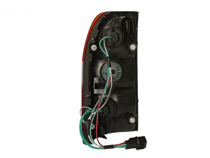 Stop tripla lampa spate dreapta (Semnalizator portocaliu, culoare sticla: rosu) MITSUBISHI L 200 PICK-UP 1996-2001 [2]