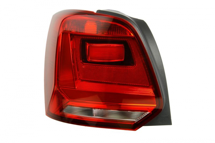 Stop tripla lampa spate stanga (culoare sticla: rosu fumuriu, lumini ceata) VW POLO 2014-2017