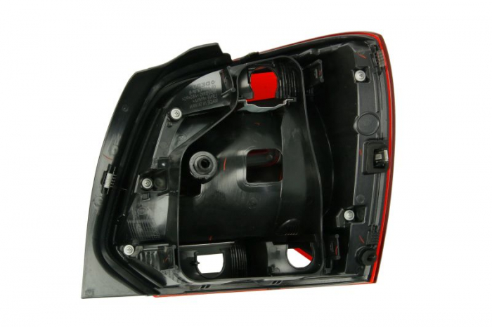 Stop tripla lampa spate stanga (culoare sticla: rosu/fumuriu, lumini ceata) VW POLO 2014-2017 [2]