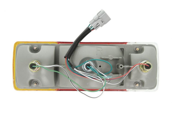 Stop tripla lampa spate stanga dreapta (Semnalizator portocaliu, culoare sticla: rosu) TOYOTA LAND CRUISER 1984-1996 [2]