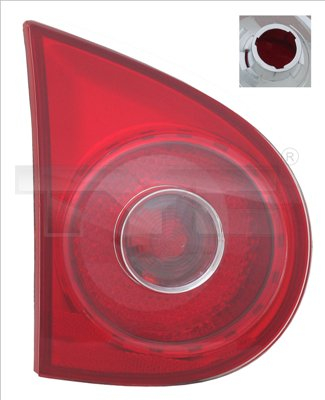 Stop tripla lampa spate stanga (interior, Semnalizator rosu, culoare sticla: rosu) VW GOLF HATCHBACK 2003-2009
