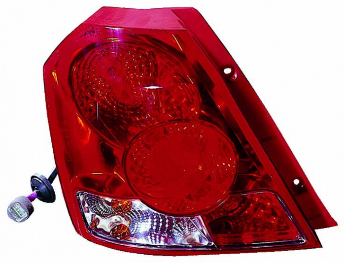 Stop tripla lampa spate stanga (Semnalizator alb, culoare sticla: rosu) CHEVROLET AVEO DAEWOO KALOS HATCHBACK 2003-2005