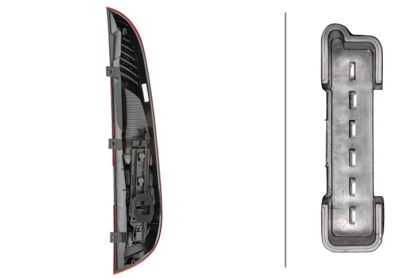 Stop tripla lampa spate stanga (Semnalizator alb, culoare sticla: rosu) MERCEDES Clasa VANEO 2002-2005 [2]