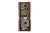 Stop tripla lampa spate stanga (Semnalizator portocaliu, culoare sticla: rosu) FORD TRANSIT BUS/CAROSERIE 1991-2000 [3]