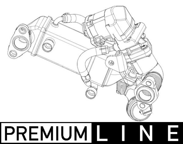 Supapa EGR (modul cu calorifer) potrivit BMW 3 (E90), 3 (E91), 3 (E92), 3 (E93), 5 (F10), 5 (F11), 5 GRAN TURISMO (F07), 7 (F01, F02, F03, F04), X5 (E70), X6 (E71, E72) 2.0D 3.0D 12.04-02.17