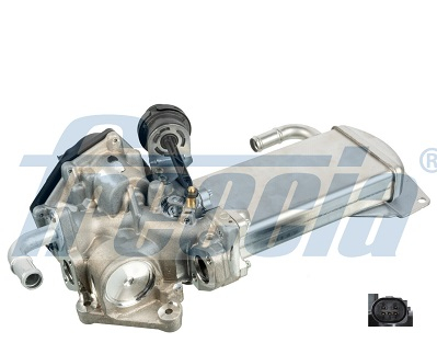 Supapa EGR (modul cu calorifer) potrivit VW MULTIVAN T5, MULTIVAN T6, TRANSPORTER T5, TRANSPORTER T6, TRANSPORTER T6   CARAVELLE T6 2.0D 09.09-12.19