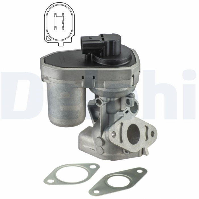 Supapa EGR potrivit ALFA ROMEO 159; CITROEN JUMPER II; FIAT CROMA, CROMA/KOMBI, DUCATO, GRANDE PUNTO, SEDICI; FORD TRANSIT, TRANSIT TOURNEO; LAND ROVER DEFENDER; PEUGEOT BOXER 1.9D-3.2D 06.05- [3]