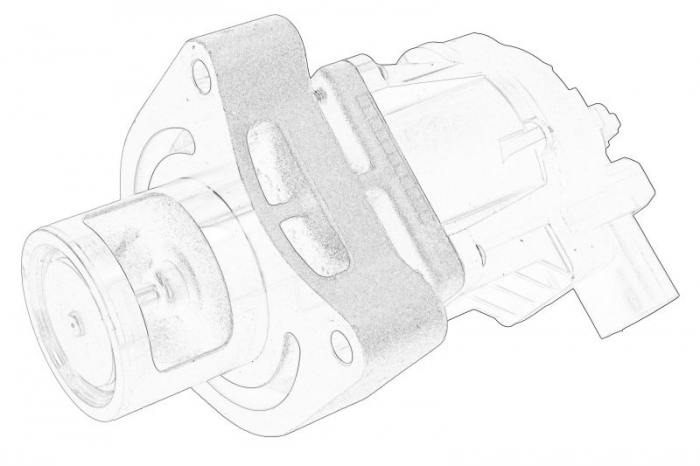 Supapa EGR potrivit CHEVROLET CAPTIVA, CRUZE, ORLANDO; OPEL ANTARA A 2.0D 2.2D 08.10-