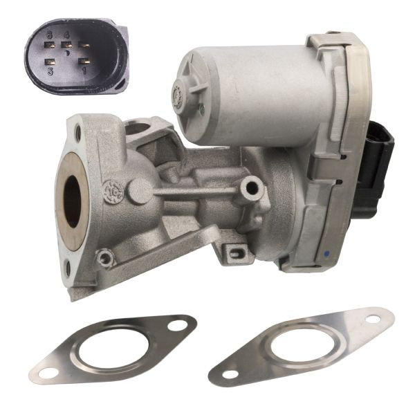 Supapa EGR potrivit CITROEN JUMPER II; FIAT CROMA, DUCATO; FORD TRANSIT, TRANSIT TOURNEO; LAND ROVER DEFENDER; PEUGEOT BOXER 1.9D-3.2D 06.05-