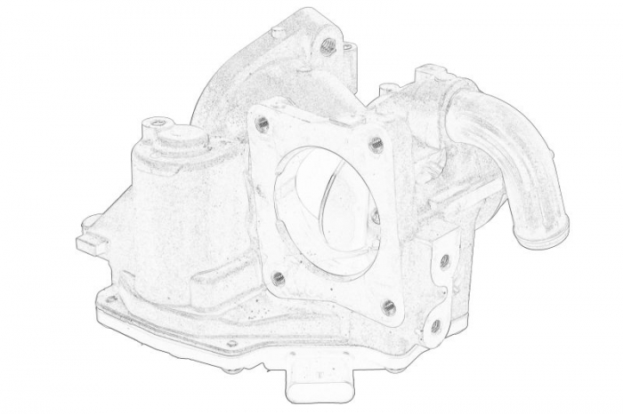 Supapa EGR potrivit IVECO DAILY potrivit IVECO DAILY VI; ALFA ROMEO 75; FIAT DUCATO AR06134-F1AGL411Y 02.86- [2]