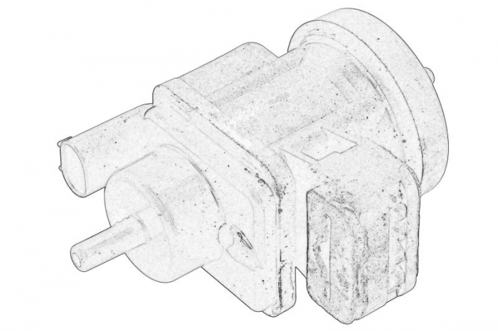 Supapa EGR potrivit MERCEDES C (W203), M (W163), SPRINTER 2-T (B901, B902) 2.1D/2.2D/2.7D 12.99-02.07 [2]