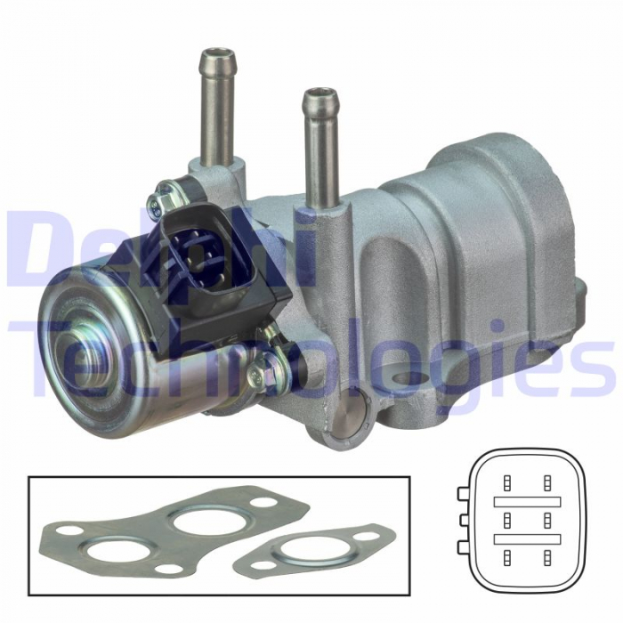 Supapa EGR potrivit TOYOTA AVENSIS, COROLLA, COROLLA VERSO 2.0D 01.02-03.09 [3]