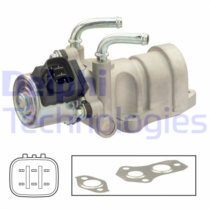 Supapa EGR potrivit TOYOTA AVENSIS VERSO, PREVIA II, RAV 4 II 2.0D 03.01-01.06 [3]