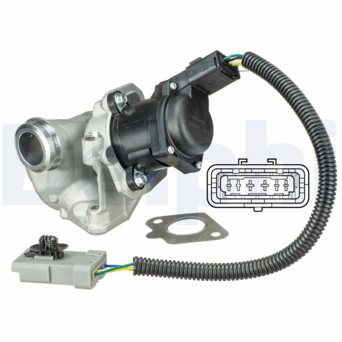 Supapa EGR potrivit VOLVO C30, S40 II, V50; FORD FOCUS C-MAX, FOCUS I, FOCUS II 1.6D 1.8 2.0 10.98-12.12