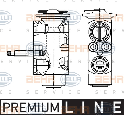 Supapa expansiune clima BMW Seria 3 (E46) 1.9-2.8 intre 1997-2002