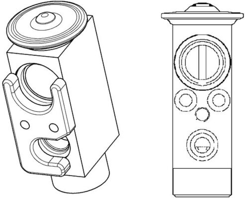 Supapa expansiune clima (tip de refrigerant: R134a) potrivit DAF LF 45, LF 55; RVI KERAX, MIDLUM, PREMIUM 2; VOLVO FE, FL, FL II BE110C-GR220 dupa 2000 [3]