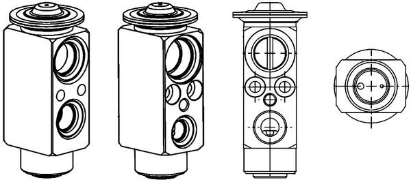Supapa expansiune climatizare potrivit BMW 5 (E39), 7 (E38), X5 (E53), Z8 (E52); LAND ROVER RANGE ROVER III 2.0-5.4 03.94-08.12 [4]