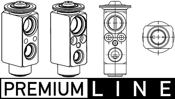 Supapa expansiune climatizare potrivit BMW 5 (E39), 7 (E38), X5 (E53), Z8 (E52); LAND ROVER RANGE ROVER III 2.0-5.4 03.94-08.12 [3]