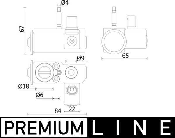 Supapa expansiune climatizare potrivit BMW 5 (G30, F90), 5 (G31), 7 (G11, G12) 2.0-6.6 07.15-