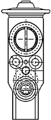 Supapa expansiune climatizare potrivit PEUGEOT 307, 307/KOMBI 1.4-2.0D 08.00-12.09 [4]