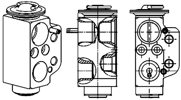Supapa expansiune climatizare potrivit VW CALIFORNIA T5 CAMPER, CALIFORNIA T6 CAMPER, MULTIVAN T5, MULTIVAN T6, TRANSPORTER T5, TRANSPORTER T6, TRANSPORTER T6 / CARAVELLE T6 1.9D-3.2 04.03-08.24 [4]