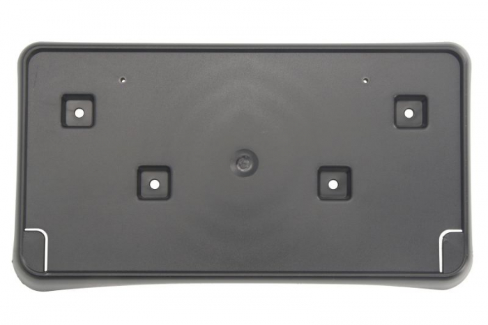 Suport numar bara fata plastic, negru potrivit jeep grand cherokee iv dupa 2010