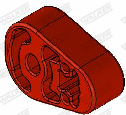 Suport sistem esapament potrivit ALFA ROMEO 159; FIAT 500, 500 C, CROMA, CROMA/KOMBI, DOBLO, PANDA, PANDA/HATCHBACK; FORD KA; OPEL ASTRA G, ASTRA H, ASTRA H GTC, ASTRA H/KOMBI 1.0-2.2 03.94- [4]