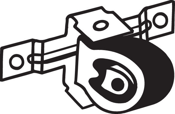 Suport sistem esapament potrivit AUDI A3; SEAT AROSA, CORDOBA, IBIZA III, LEON; SKODA FABIA I, FABIA II, OCTAVIA I; VW BORA, BORA I, GOLF IV, LUPO I, POLO, POLO III 1.0-2.0 07.95-03.10 [2]