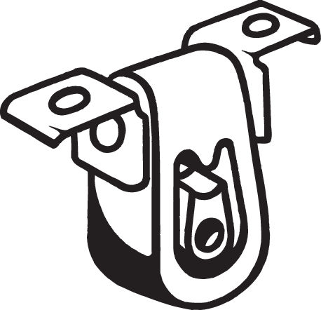 Suport sistem esapament potrivit AUDI A3; SEAT CORDOBA, CORDOBA VARIO, IBIZA II, INCA, LEON; VW BORA, BORA I, CADDY II, CADDY III, CADDY II/MINIVAN, CADDY/MINIVAN, GOLF III 1.0-2.9 02.88-04.12 [2]