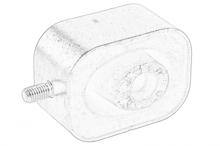 Suport sistem esapament potrivit CHEVROLET CRUZE; OPEL ASTRA J, ASTRA J GTC, CASCADA, INSIGNIA A, INSIGNIA A COUNTRY, ZAFIRA C; SAAB 9-5 1.3D-2.0D 07.08-