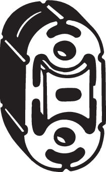 Suport sistem esapament potrivit CHRYSLER VOYAGER III, VOYAGER IV; DODGE CARAVAN 2.0-3.8 01.95-12.08 [2]