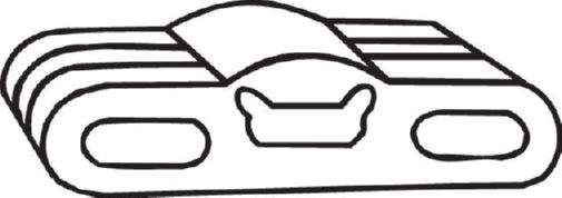 Suport sistem esapament potrivit DAEWOO ESPERO, NEXIA; OPEL ASTRA F, ASTRA F/KOMBI, COMBO/MINIVAN, KADETT D, KADETT E, KADETT E COMBO, KADETT E/KOMBI 1.2-2.0 08.79-10.01 [2]